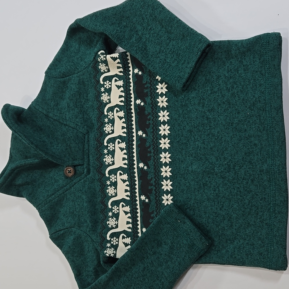 Jumping Beans Boys Sweater Geen Dinosaur Sz 18 Months